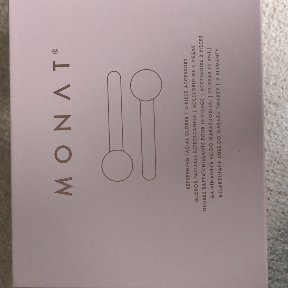 New MONAT Refreshing Facial Globes & Thermamask Gel Mask Skin Care
